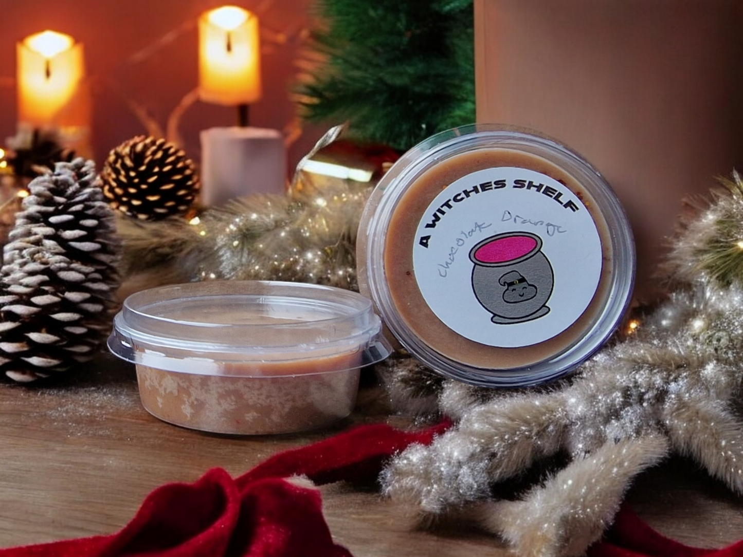 100 percent eco soy 2oz pot wax melt in the scent Chocolate Orange