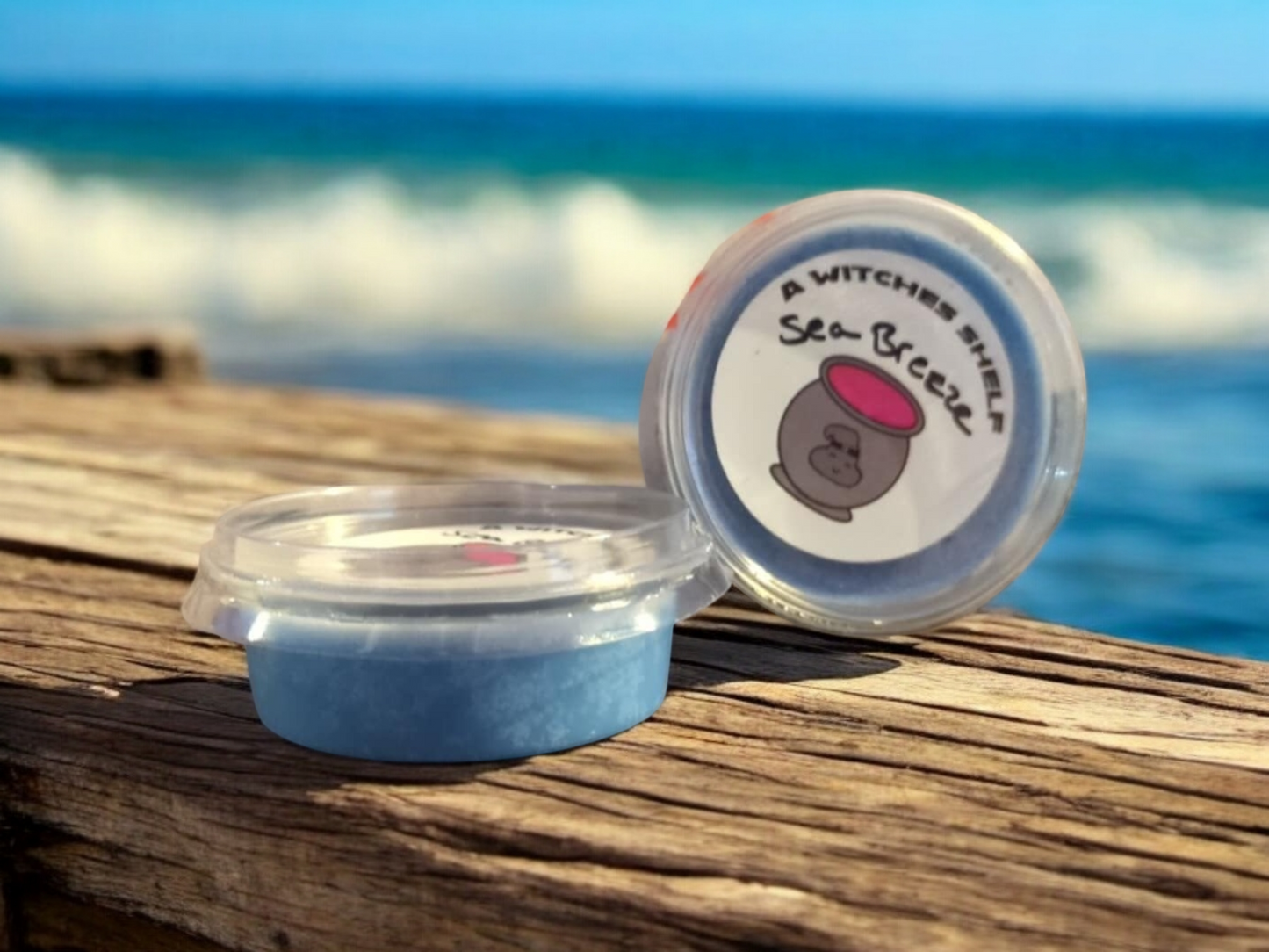 100 percent eco soy 2oz pot wax melt in the scent sea breeze