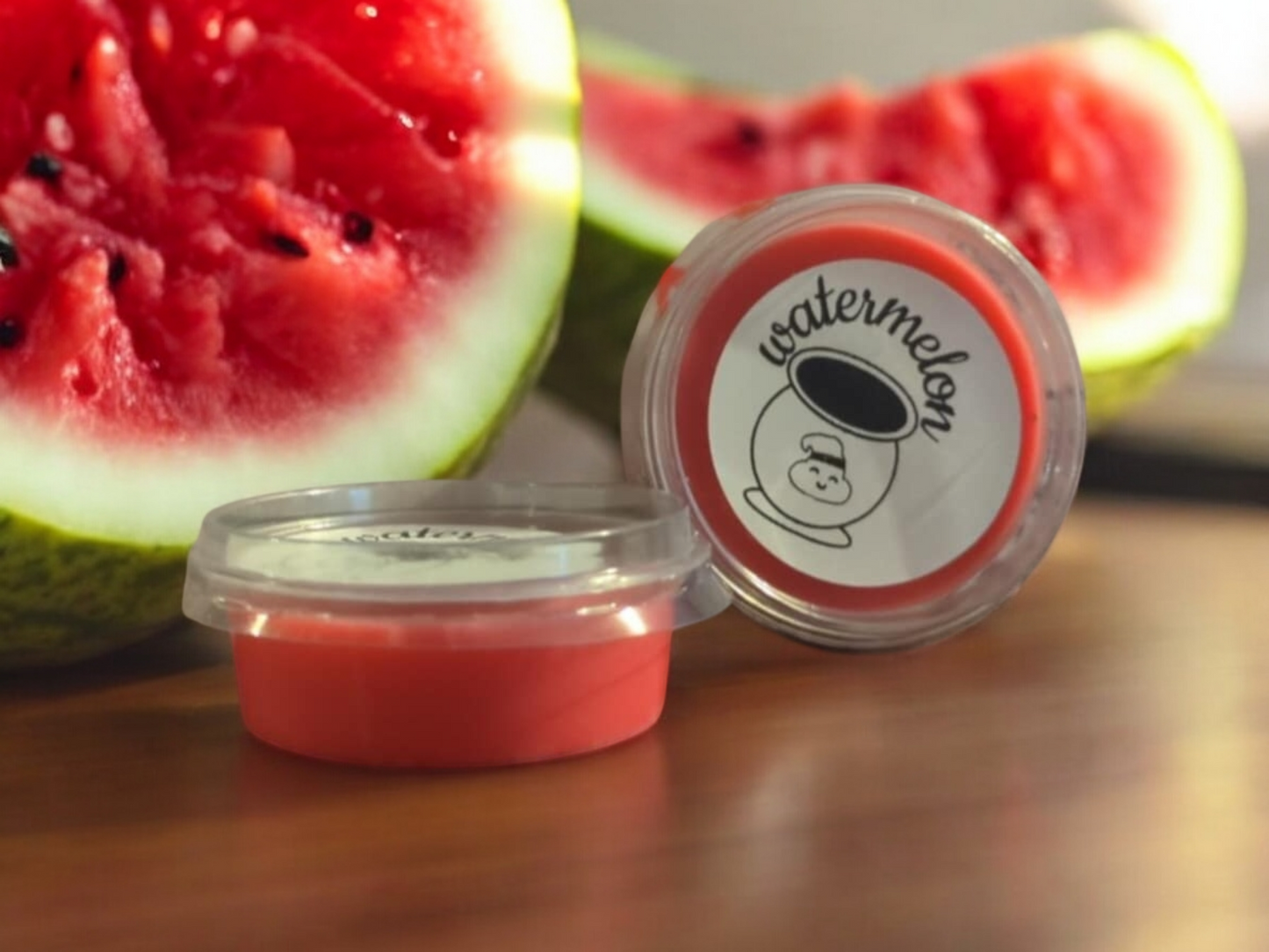 100 percent eco soy 2oz pot wax melt in the scent watermelon