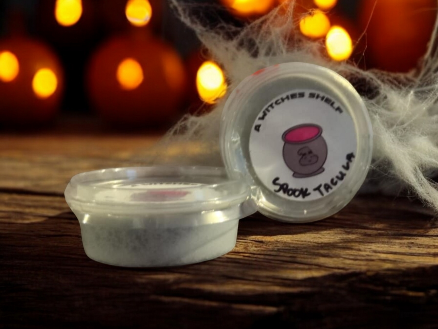 100 percent eco soy 2oz pot wax melt in the scent spooktacular